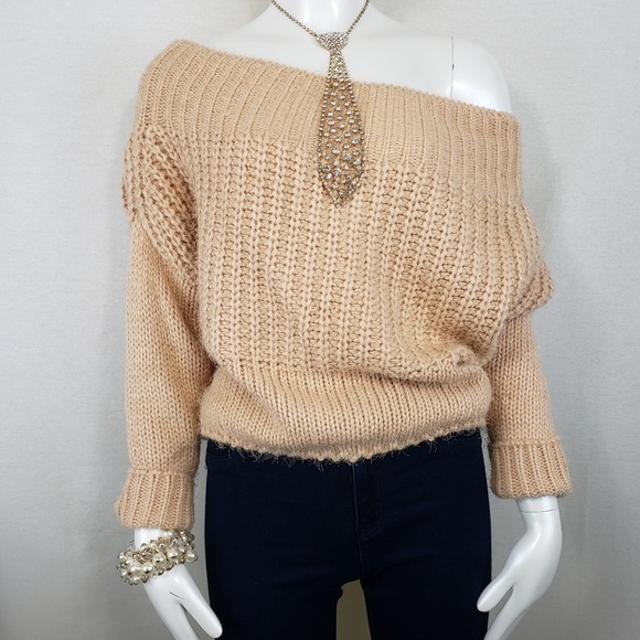 Sweaters - A'gaci Bella off shoulder womens sweater NWT